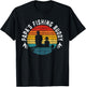 Funny Retro "Papa's Fishing Buddy" - Fishing T-Shirt - T-Shirt | Black