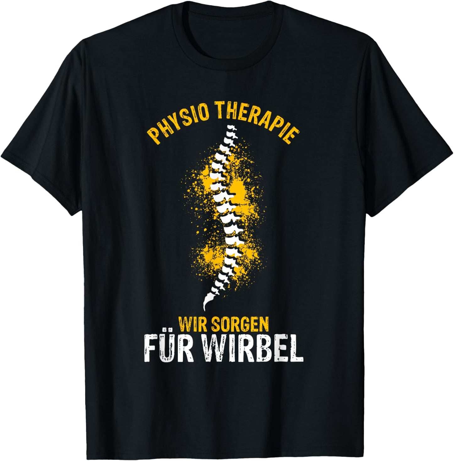 Physiotherapeut Physio Spruch Therapeut Geschenk Masseur T-Shirt - T-Shirt | Black