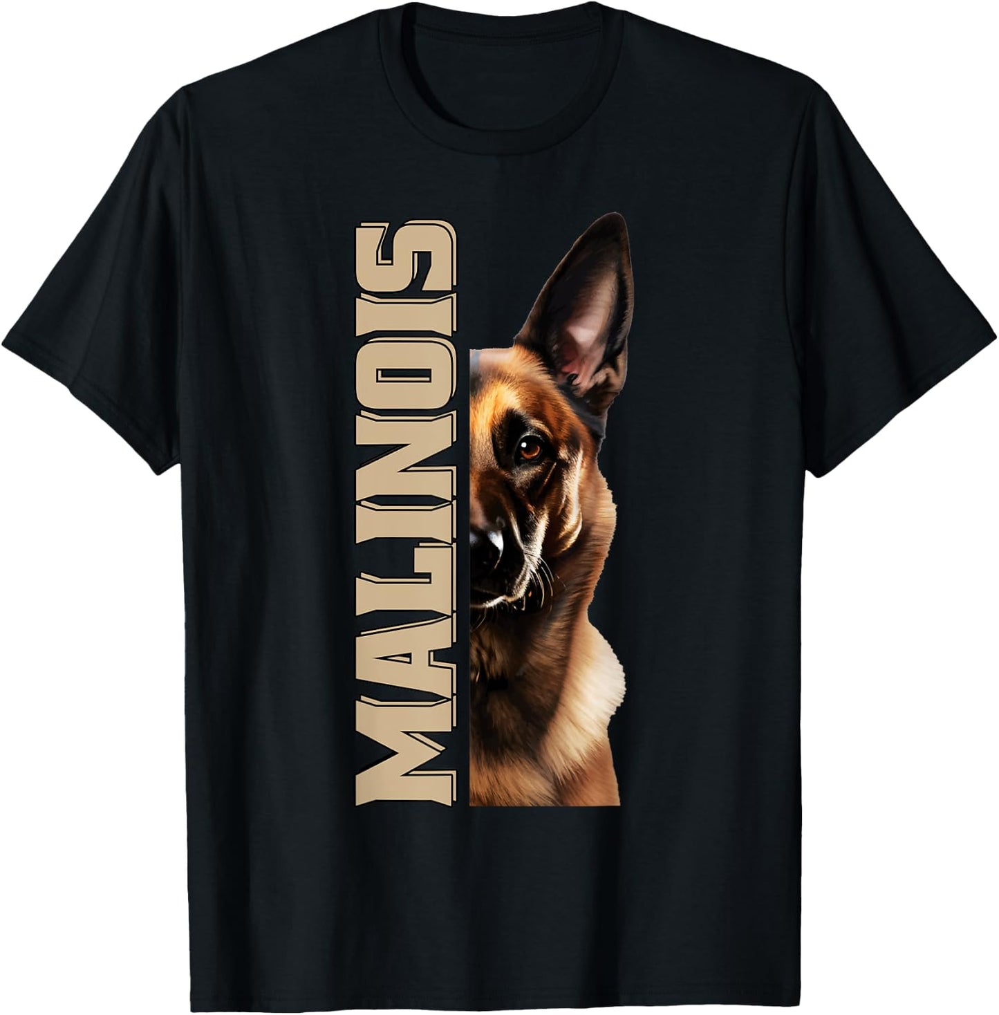 Malinois Dog Owner Love Belgian Malinois , Black, S T-Shirt - T-Shirt | Black
