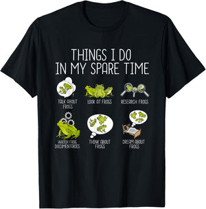 Frog Lover Kids Funny Frogs Idea Boys Frog T-Shirt - T-Shirt | Black