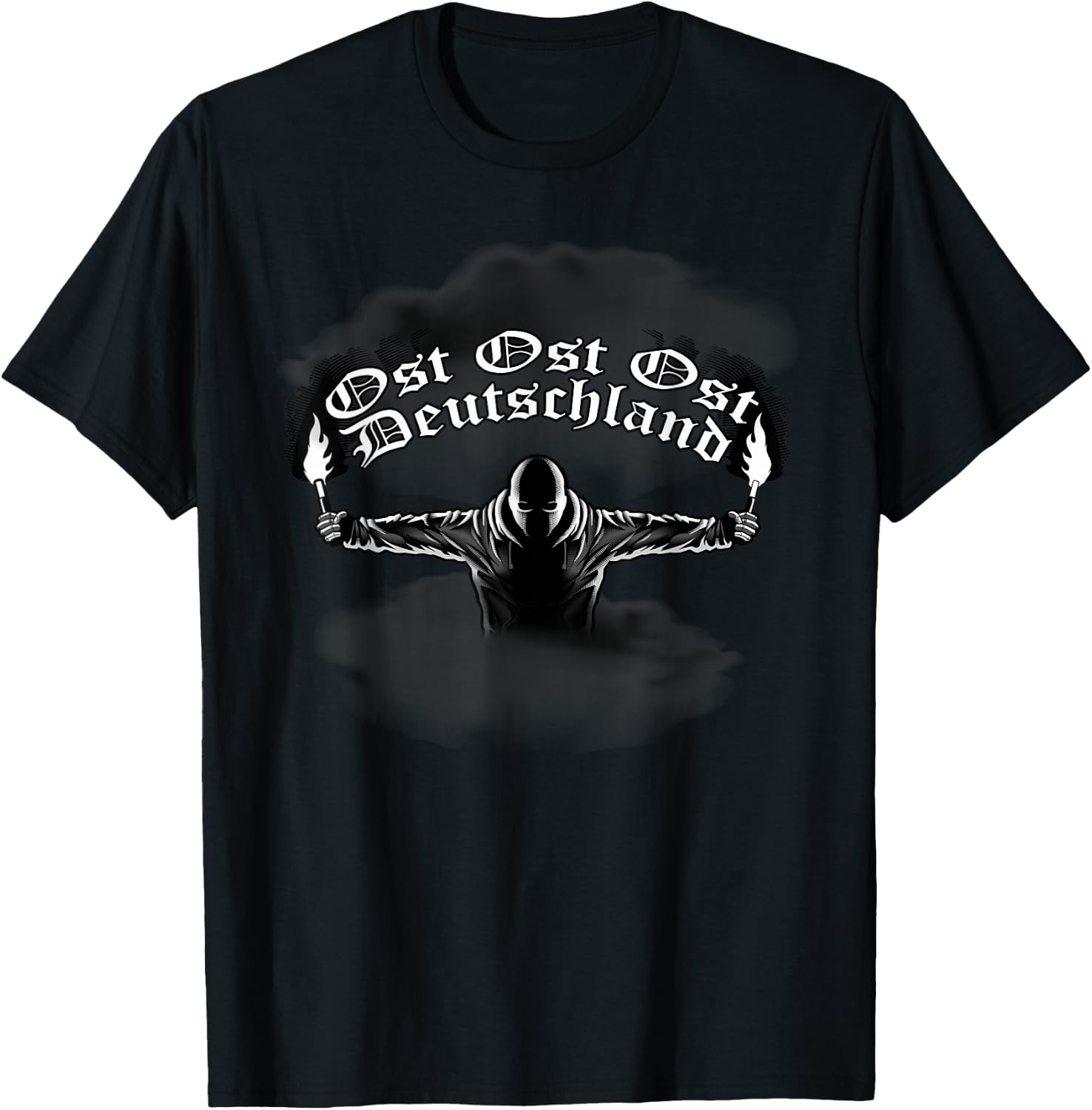 East Germany Pyrotechnics Pyro Bengalo , blue T-Shirt - T-Shirt | Black