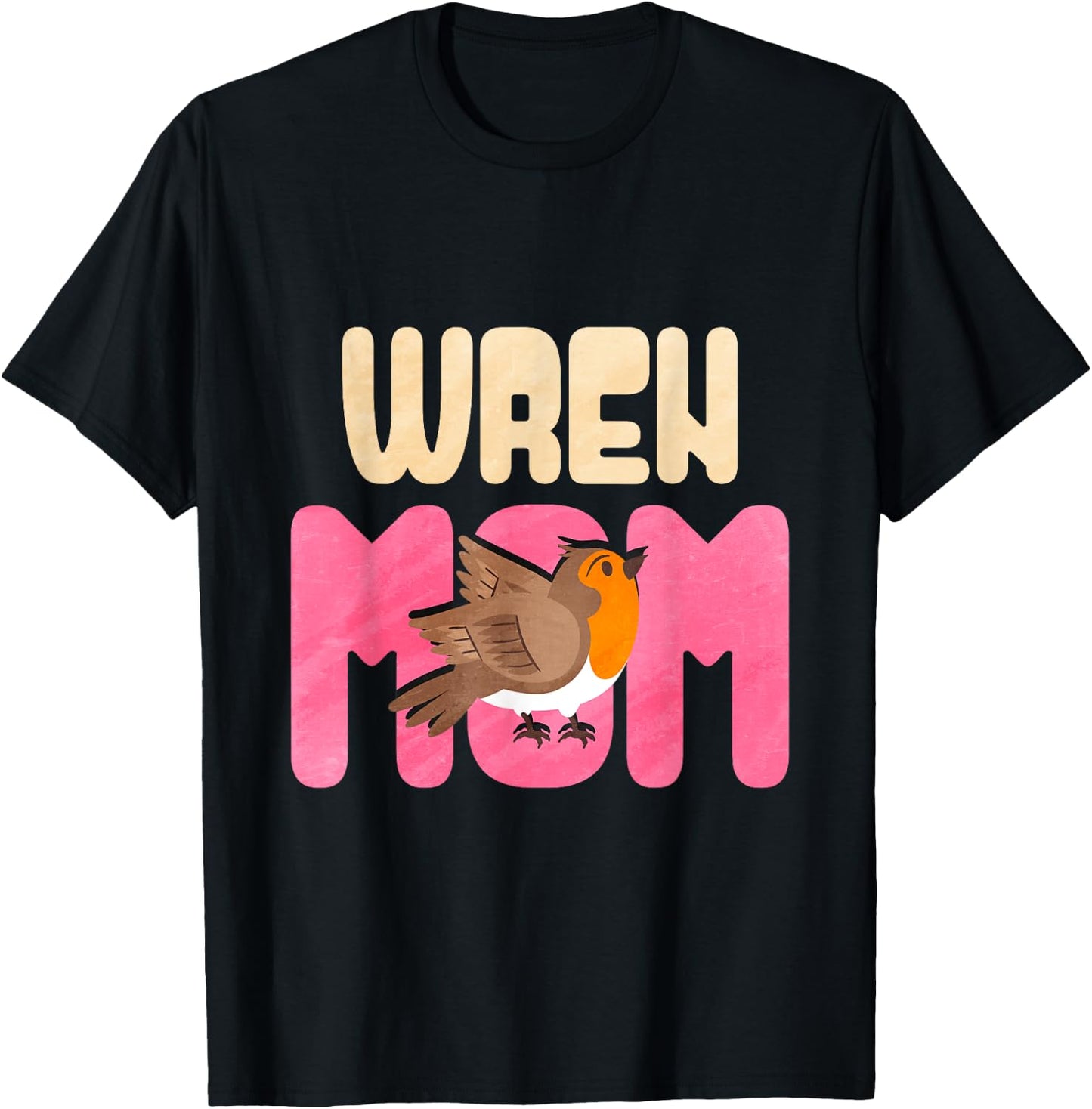 Wren Mom T-Shirt - T-Shirt | Black