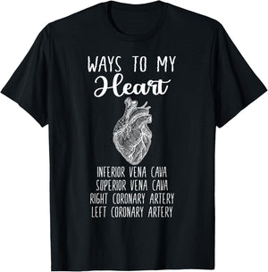 Funny Cardiology Heart Cardiologist Gift Medical Student T-Shirt - T-Shirt | Black