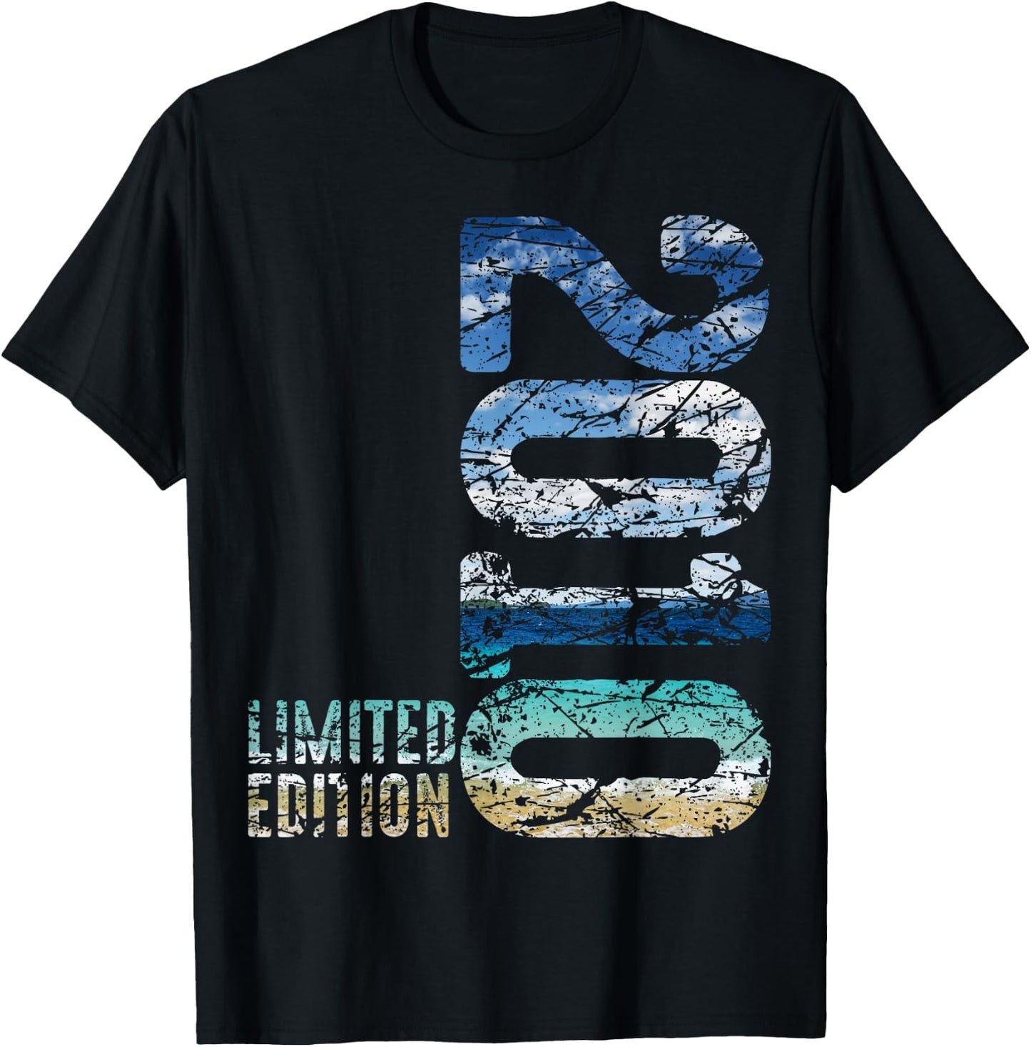 14th Birthday Boy Girl 14 Years 2010 Funny Gift , black T-Shirt - T-Shirt | Black