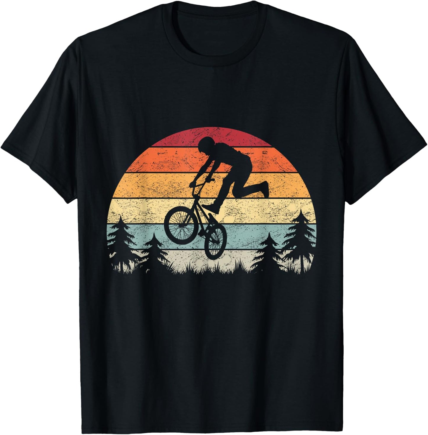 BMX Vintage Bicycle Fans BMX Stunt Boys BMX Accessory , black T-Shirt - T-Shirt | Black