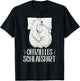 Polar Bear Official Sleep Shirt Funny Polar Bear Pyjamas , black T-Shirt - T-Shirt | Black