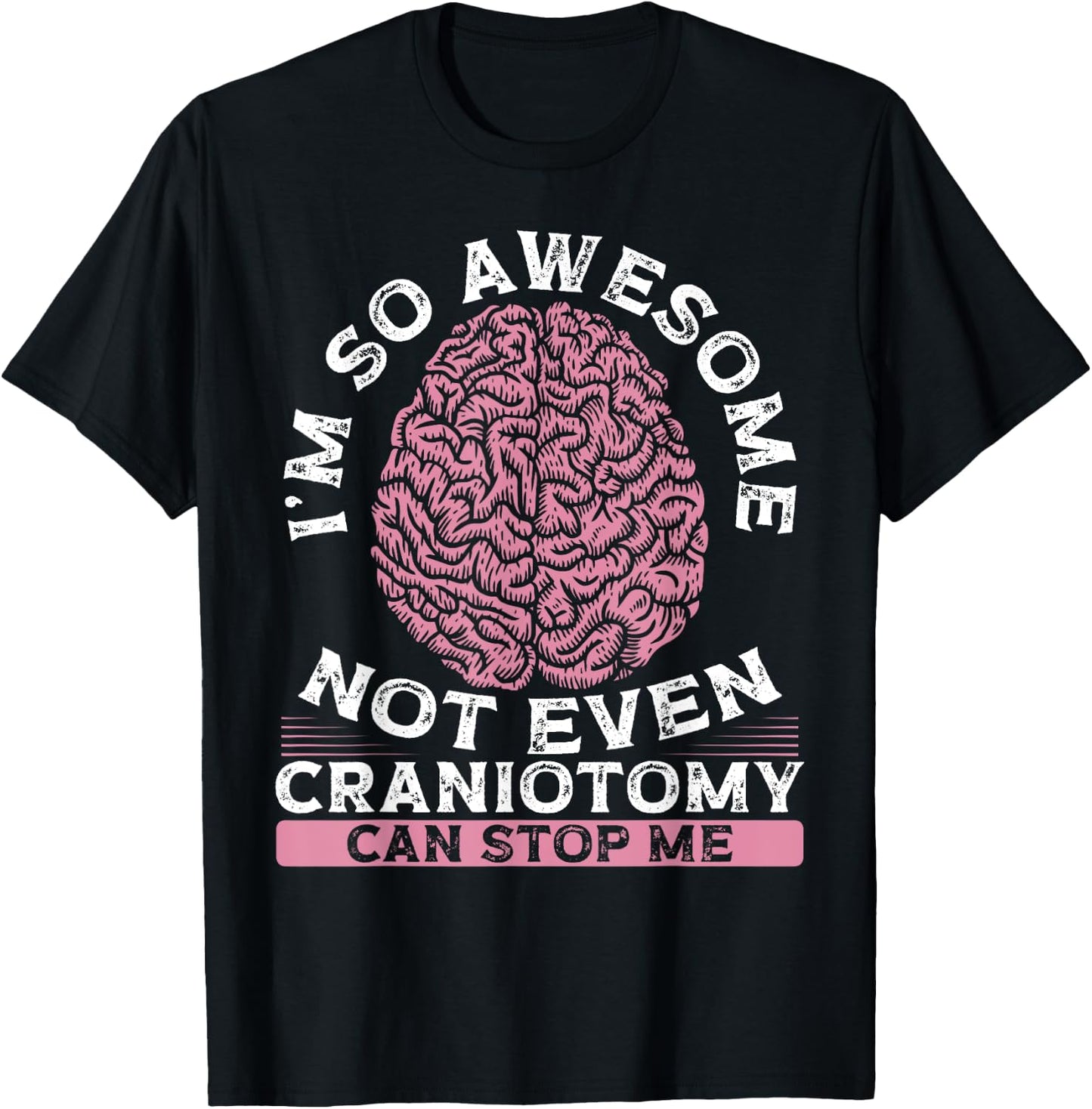 Post Brain Surgery Craniotomy Warrior Craniotomy Surgery T-Shirt - T-Shirt | Black