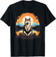 Husky Dog Meditation Yoga Women Kids T-Shirt - T-Shirt | Black