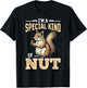 Funny Squirrel Animal I'm a Special Kind of Nut T-Shirt - T-Shirt | Black