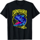 Jurassic World: Fallen Kingdom Carnotaurus Colour Retro Logo T-Shirt - T-Shirt | Black