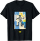 Urban, Streetwear, Grafik, Basquiat, Kunst, Abstrakt T-Shirt - T-Shirt | Black