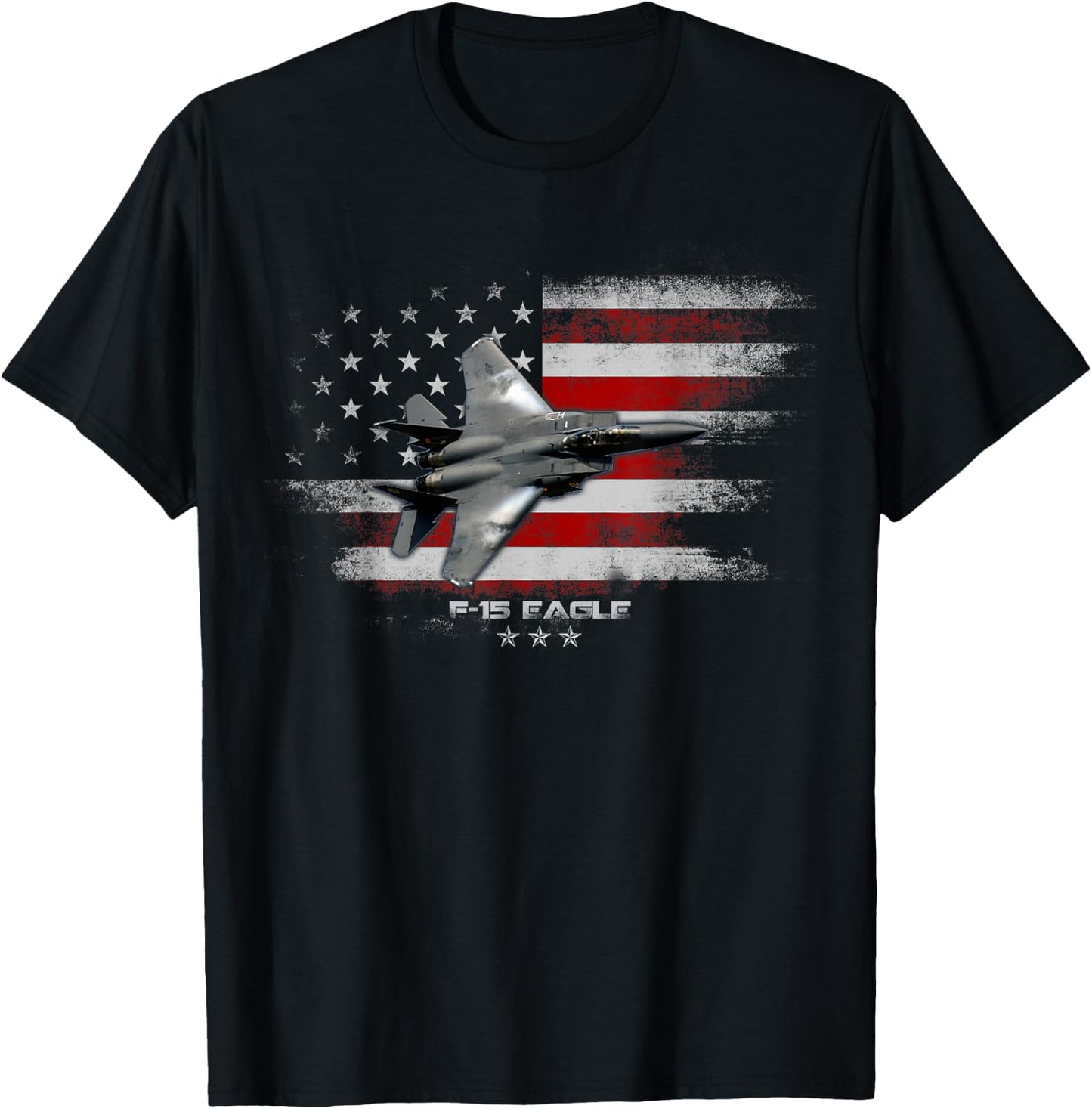 US Air Force F-15 Eagle Proud Air Force , black T-Shirt - T-Shirt | Black
