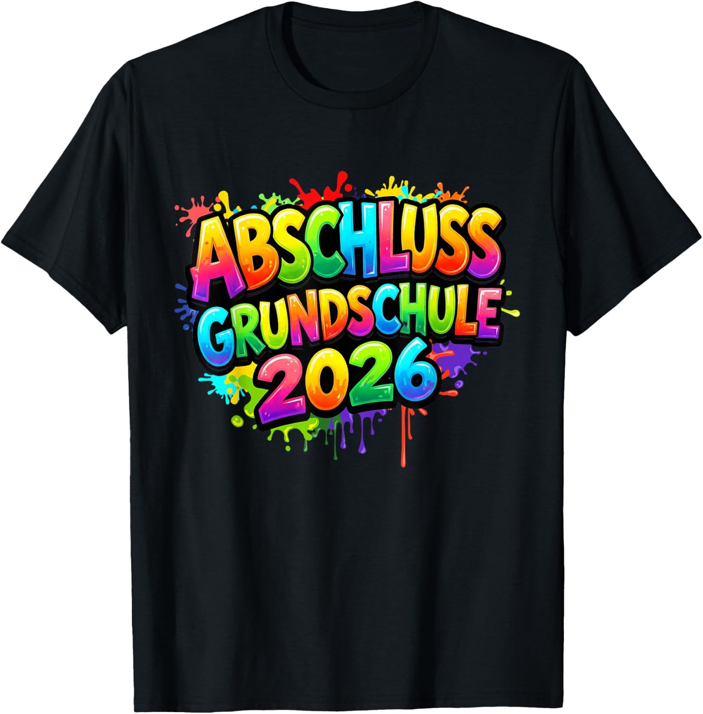 Grundschule Absolvent Abgänger Grundschule Abschluss 2026 T-Shirt - T-Shirt | Black