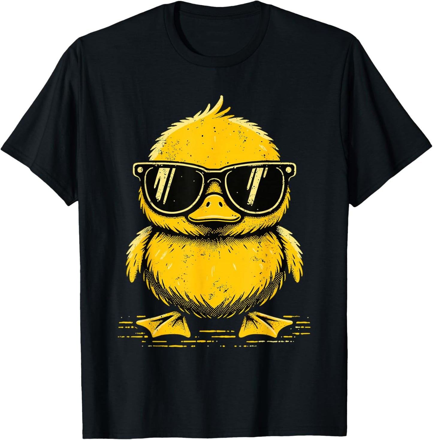 Cool Duckie Sunglasses Funny Ducky Rubber Duck T-Shirt - T-Shirt | Black