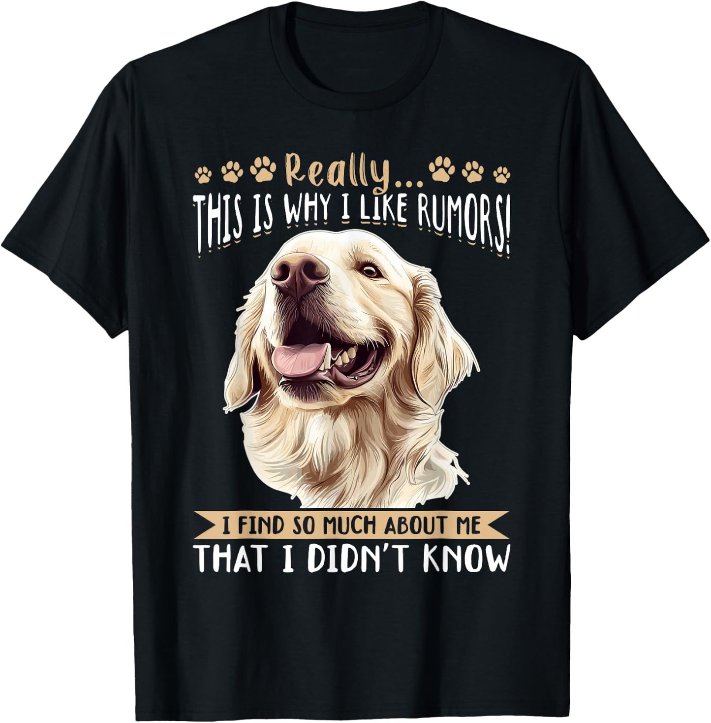 Golden Retriever Dog Breed Really…. This is why i like Women Kids T-Shirt - T-Shirt | Black