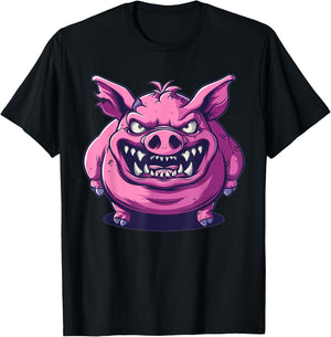 Evil Pig T-Shirt - T-Shirt | Black