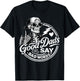 Good Dads Say Bad Words Father's Day Daddy Humor Skeleton T-Shirt - T-Shirt | Black