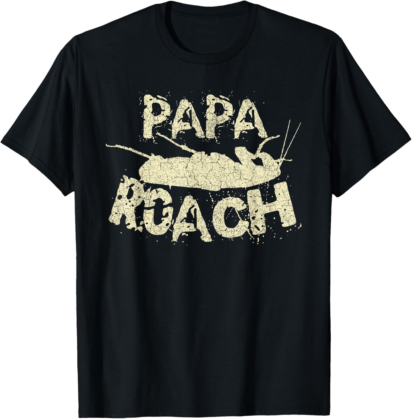 Papa Roach Cockroach Animal Funny Father T-Shirt - T-Shirt | Black