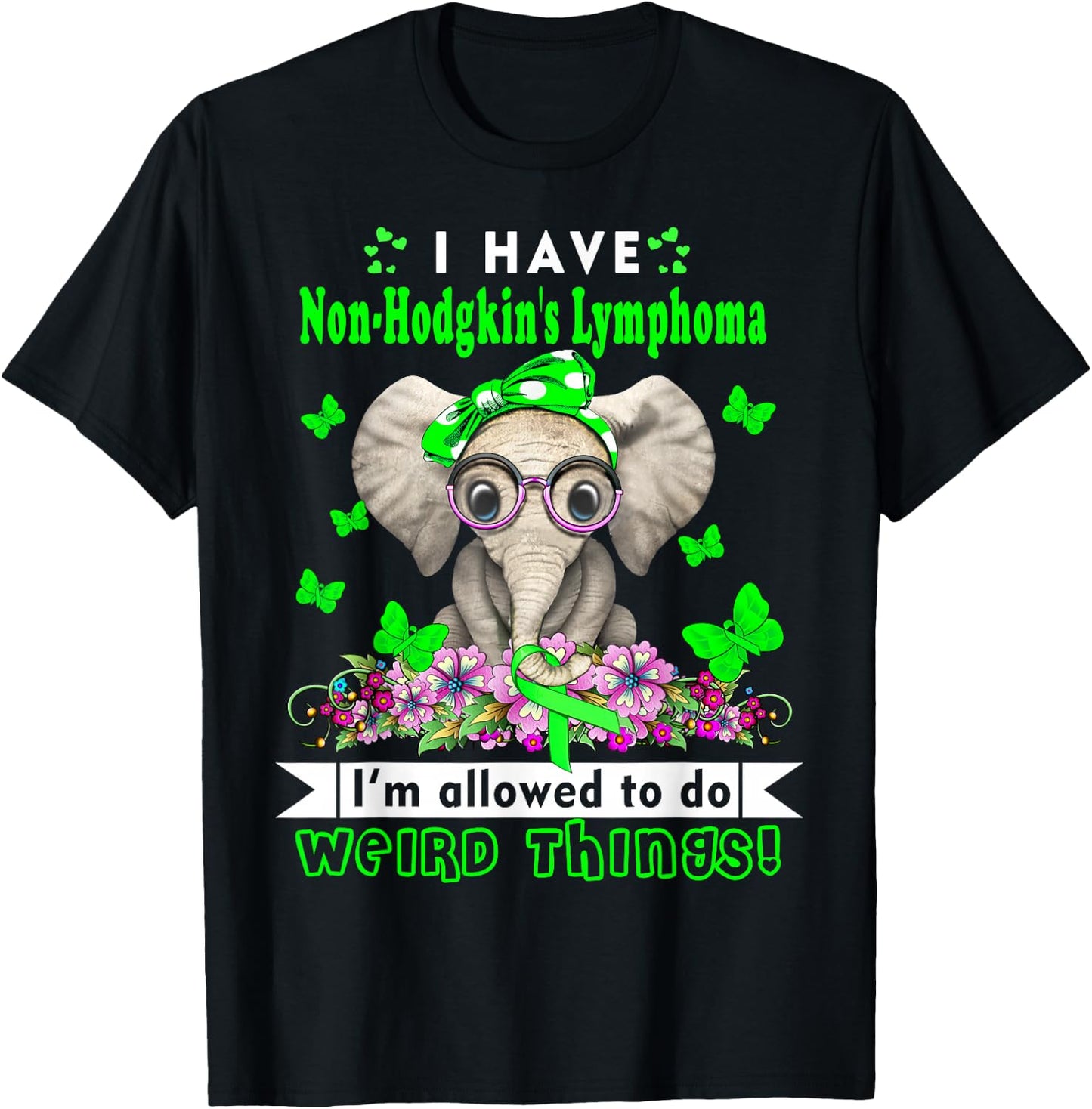 I have Non-Hodgkin's Lymphoma Awareness T-Shirt - T-Shirt | Black