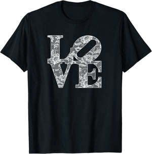 Vintage Cute Ladies Love Philadelphia PA Fan Elegant Philly T-Shirt - T-Shirt | Black