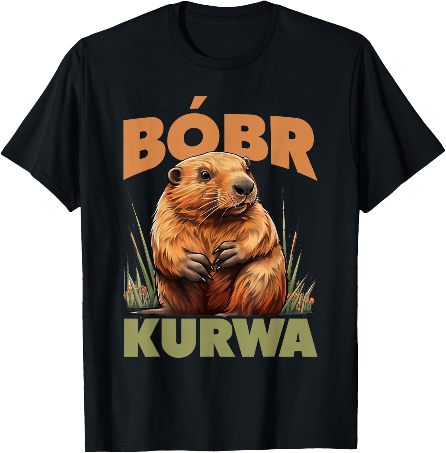 Bobr Kurwa - Bober Beaver Bobr T-Shirt - T-Shirt | Black