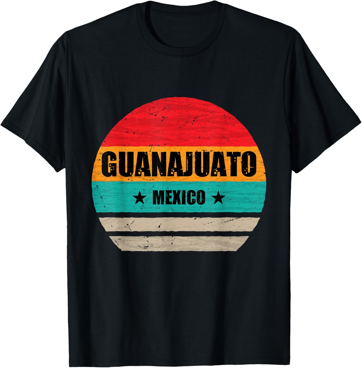 Guanajuato Mexico - Proud Mexican - Guanajuato Retro Vintage T-Shirt - T-Shirt | Black