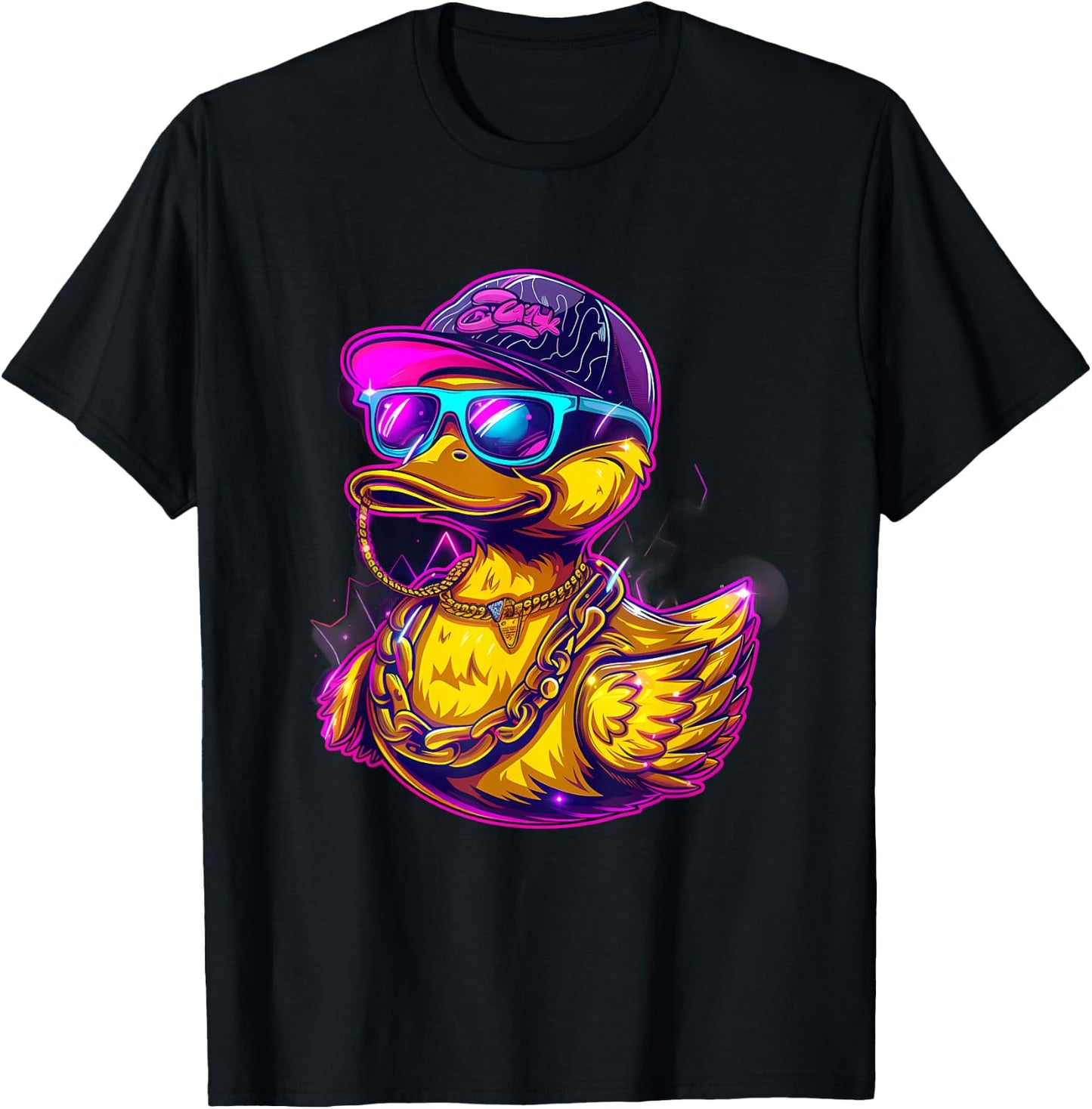 Rubber Duck Hip Hop Fashion Rubber Duckling Rubber Duckie T-Shirt - T-Shirt | Black