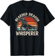 Retro Bearded Dragon Whisperer Reptile Lizard Men Women T-Shirt - T-Shirt | Black