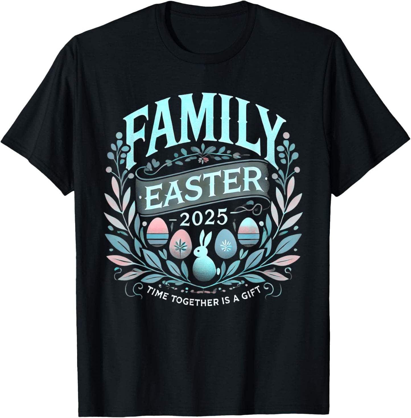 Family Easter 2025 Easter Crew Matching Group T-Shirt - T-Shirt | Black