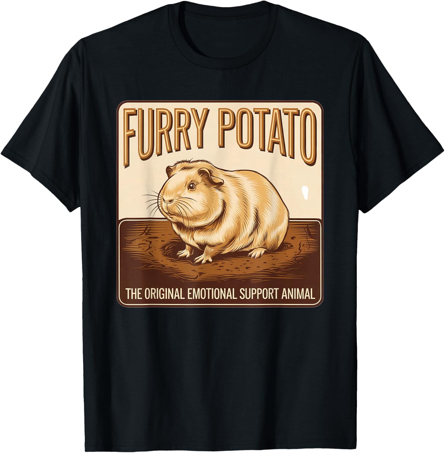 Guinea Pig Lover – Cute Pet Enthusiast Design T-Shirt - T-Shirt | Black