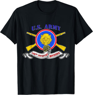 106th Infantry Division 106th ID Veteran Vintage Gifts T-Shirt - T-Shirt | Black