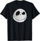 The Nightmare Before Christmas - Jack Skellington Face T-Shirt - T-Shirt | Black
