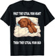 Chesapeake Bay Retriever Sleeping Pajamas Nightgown T-Shirt - T-Shirt | Black