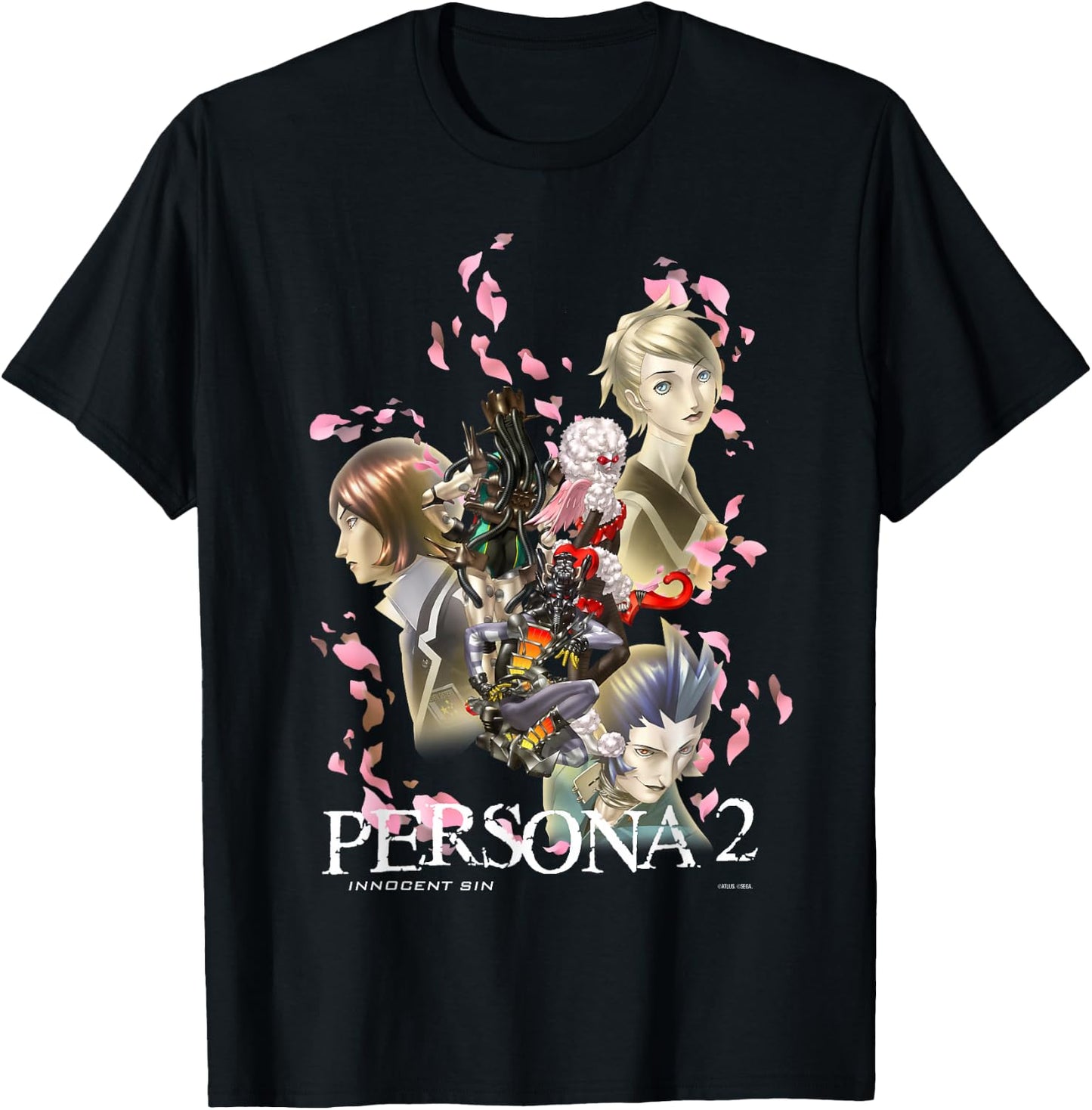ATLUS Persona 2: Innocent Sin Graphic T-Shirt - T-Shirt | Black