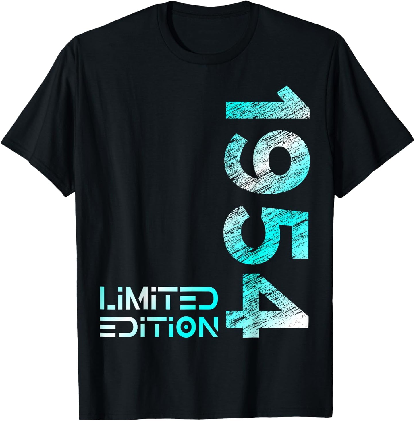 70th Birthday Limited Edition Vintage 1954 Man Woman , black T-Shirt - T-Shirt | Black