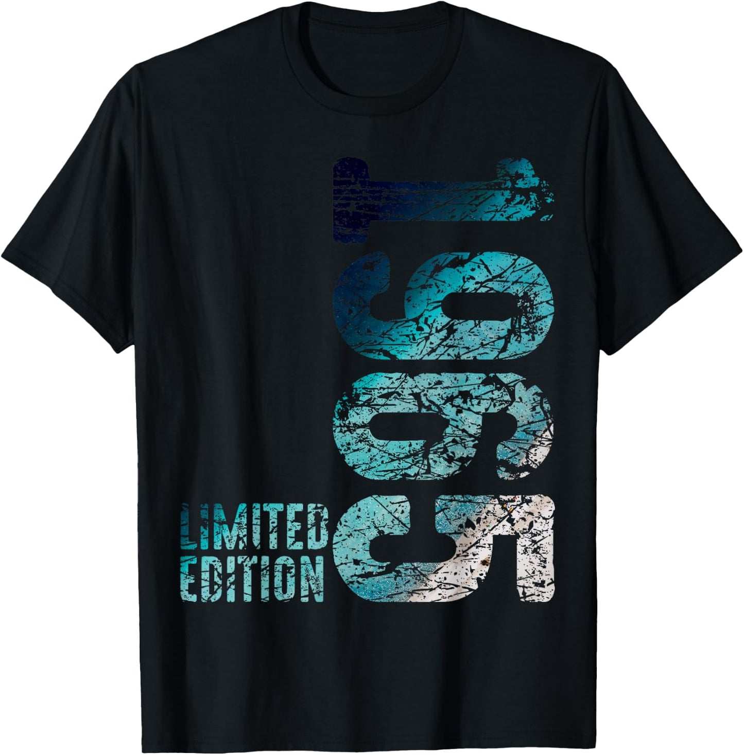 60th Birthday Man Woman 60 Years 1965 Decorative Funny Gift , black T-Shirt - T-Shirt | Black