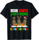 Just Bring German Shepherds Xmas Three Santa Reindeer Dogs T-Shirt - T-Shirt | Black