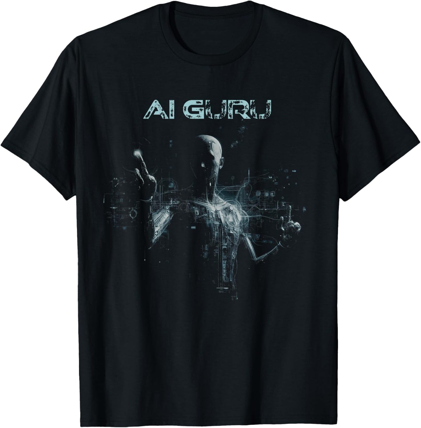 AI Guru Artificial Intelligence Guru Specialist T-Shirt - T-Shirt | Black