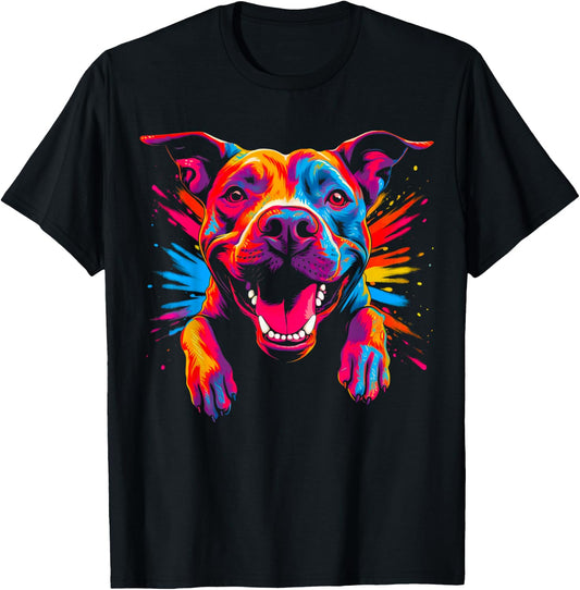 Funny Pitbull Dog T-Shirt - T-Shirt | Black