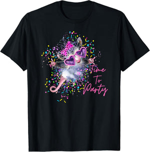 Mädchen, Damen-Party-Maus, lassen Sie uns Partygeschenk T-Shirt - T-Shirt | Black