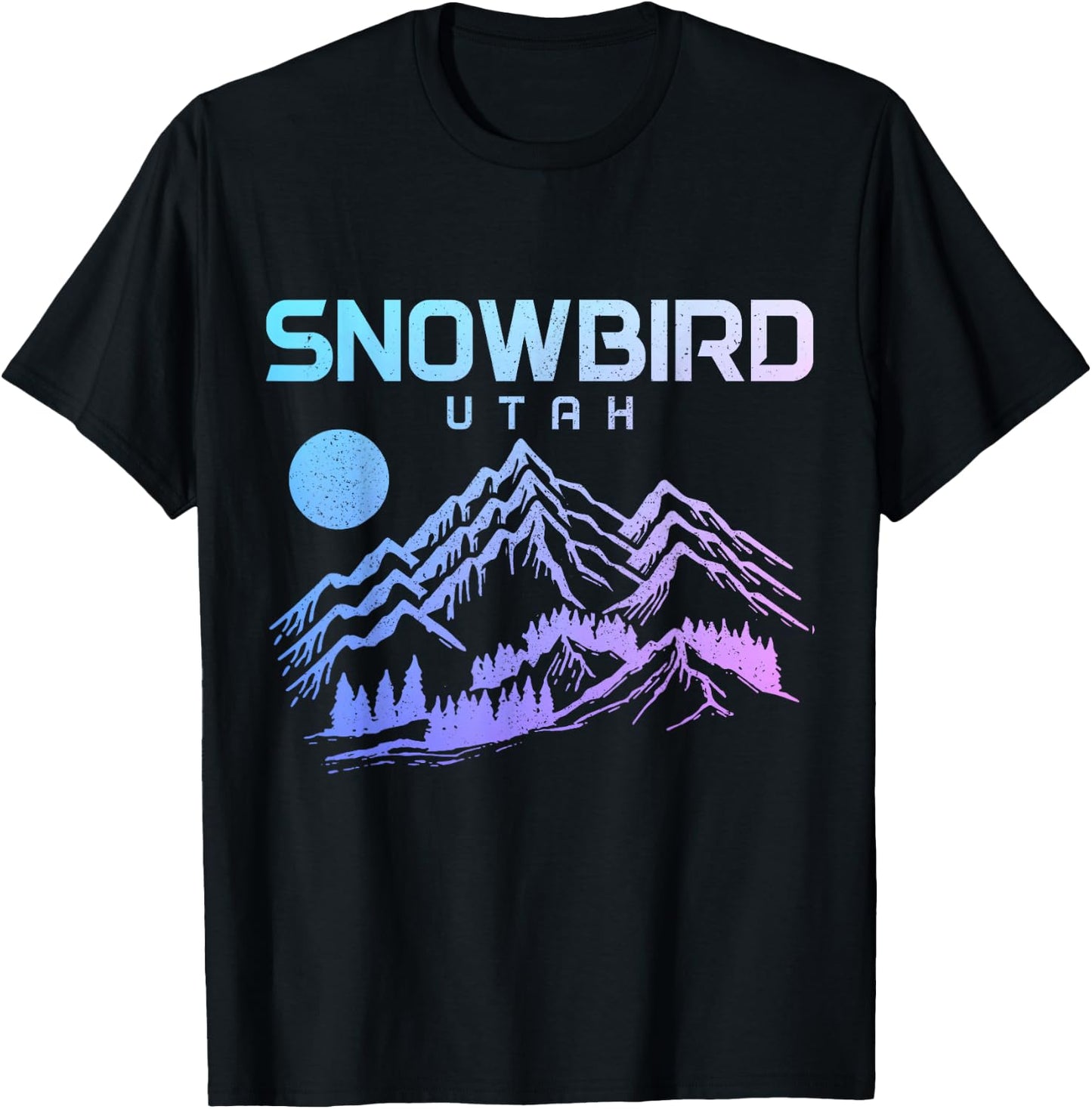 Snowbird Utah Ski Winter sports Skiing Skier T-Shirt - T-Shirt | Black