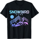 Snowbird Utah Ski Winter sports Skiing Skier T-Shirt - T-Shirt | Black