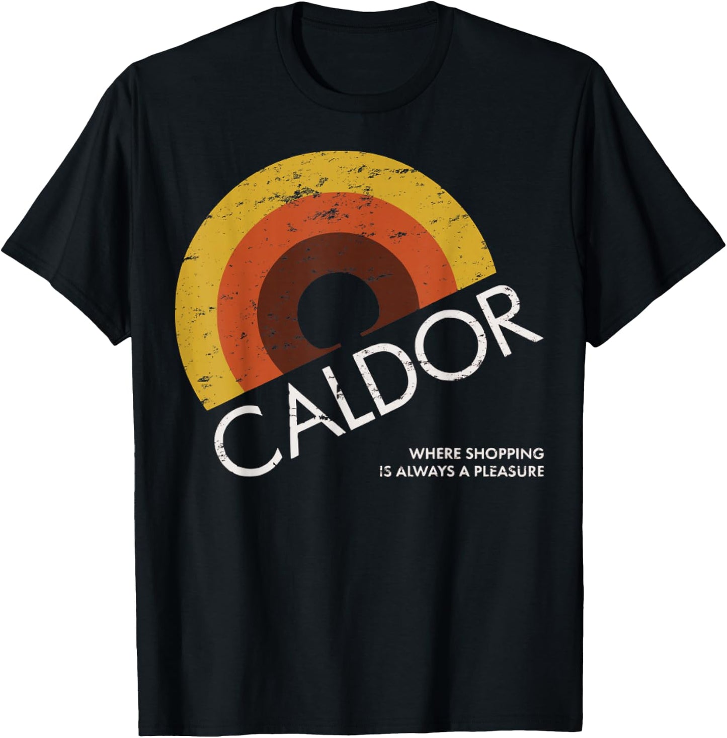 Caldor Vintage Retro Caldors Department T-Shirt - T-Shirt | Black