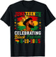 Juneteenth Shirts Men Black King Black American Freedom 1865 T-Shirt - T-Shirt | Black