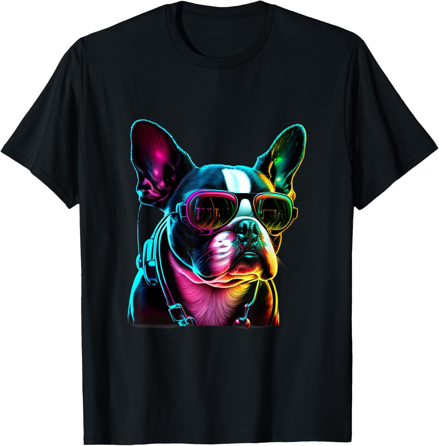 Boston Terrier Dogs Boston Terriers T-Shirt - T-Shirt | Black