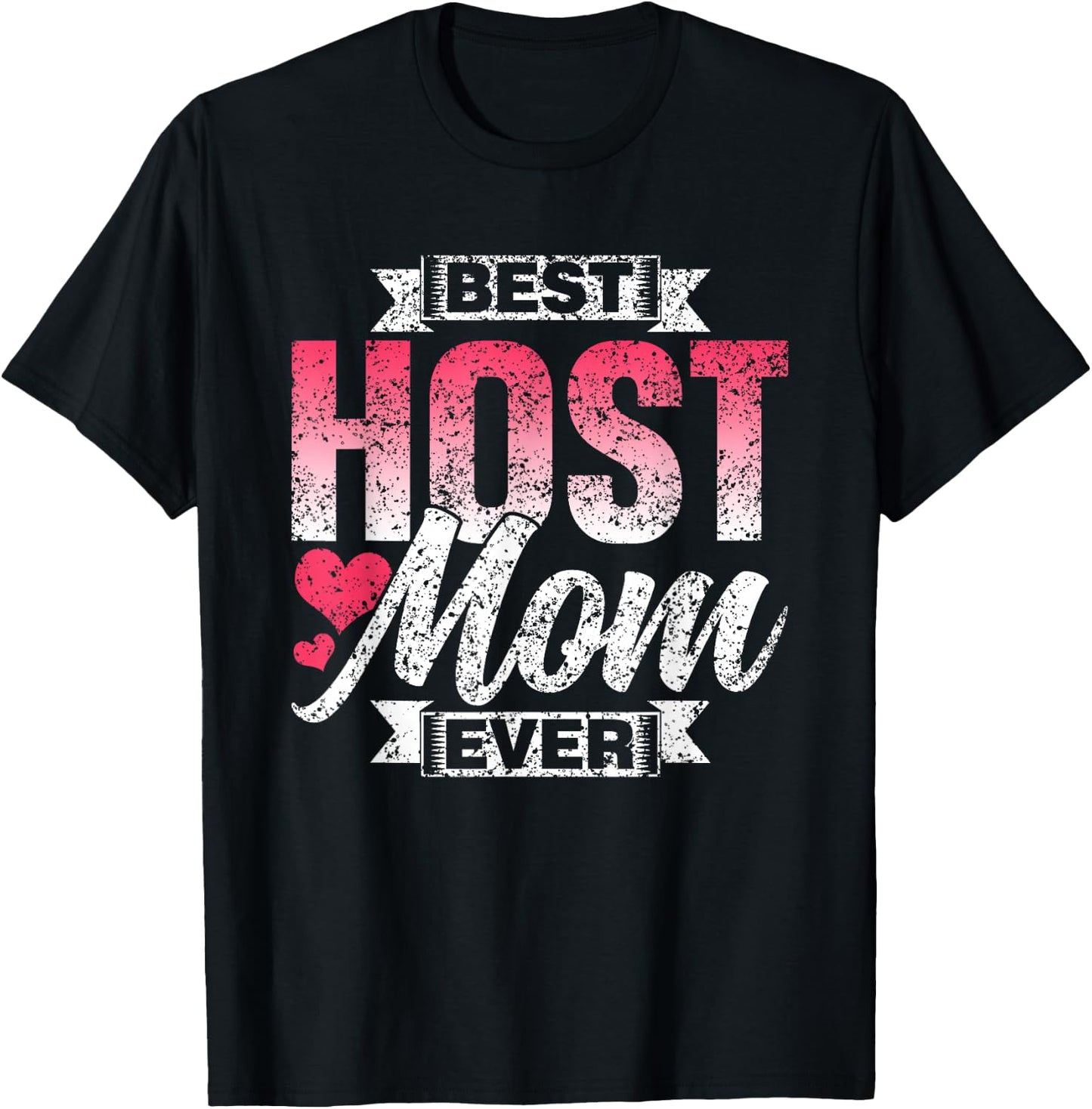 with German Text "Beste Gastmutter Aller Zeit" [German Language], black T-Shirt - T-Shirt | Black