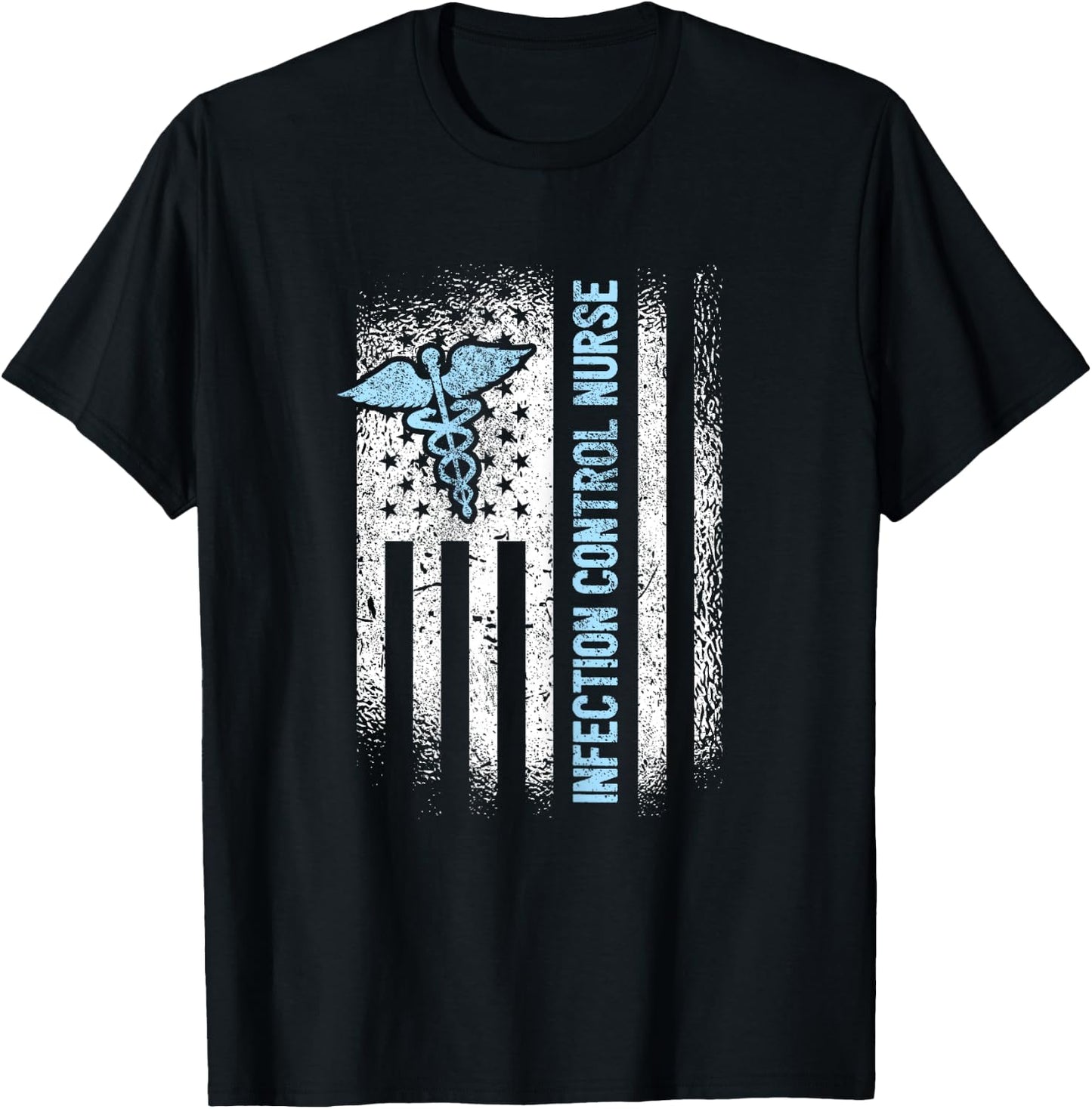 American Infection Control Nurse T-Shirt - T-Shirt | Black