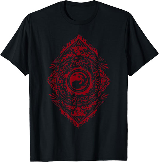 Magic: The Gathering Red Mountain Mana , black T-Shirt - T-Shirt | Black