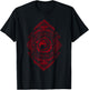 Magic: The Gathering Red Mountain Mana , black T-Shirt - T-Shirt | Black