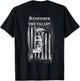 USA fallen soldier battle cross flag warrior shirt T-Shirt - T-Shirt | Black